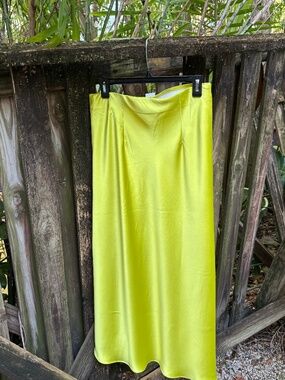 Satin Maxi Slip Skirt